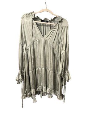 o.p.t Tiered Ruffle Boho Dress
